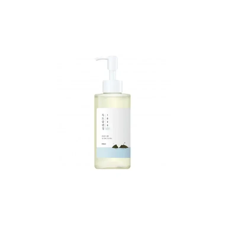 Round Lab 1025 Dokdo Cleansing Oil 200ml dissolving makeup and impurities while hydrating skin